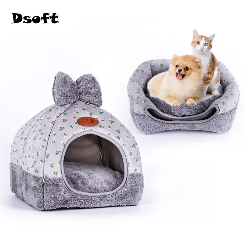 Foldable Cat House Soft Warming Pet Dog Cat Bed Winter Cotton Fleece Cozy Cat Bed & Sofa For For Small Medium Cat Dogs Plus Size
Foldable Cat House Soft Warming Pet Dog Cat Bed Winter Cotton Fleece Cozy Cat Bed & Sofa For For Small Medium Cat Dogs Plus Size