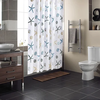 180*200cm PEVA Bathroom Curtain Toilet Door Shower Curtains Waterproof Mildewproof Bath Curtain With Plastic Hooks Jig Hook
180*200cm PEVA Bathroom Curtain Toilet Door Shower Curtains Waterproof Mildewproof Bath Curtain With Plastic Hooks Jig Hook