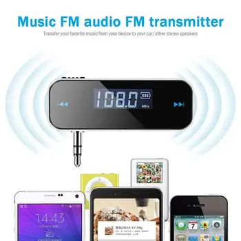 3.5mm Vehicle Music Audio Car FM Transmitter Wireless Car Radio Player In-car Transmitter for iPod /iPad/ iPhone/Samsung/Xiaomi
3.5mm Vehicle Music Audio Car FM Transmitter Wireless Car Radio Player In-car Transmitter for iPod /iPad/ iPhone/Samsung/Xiaomi