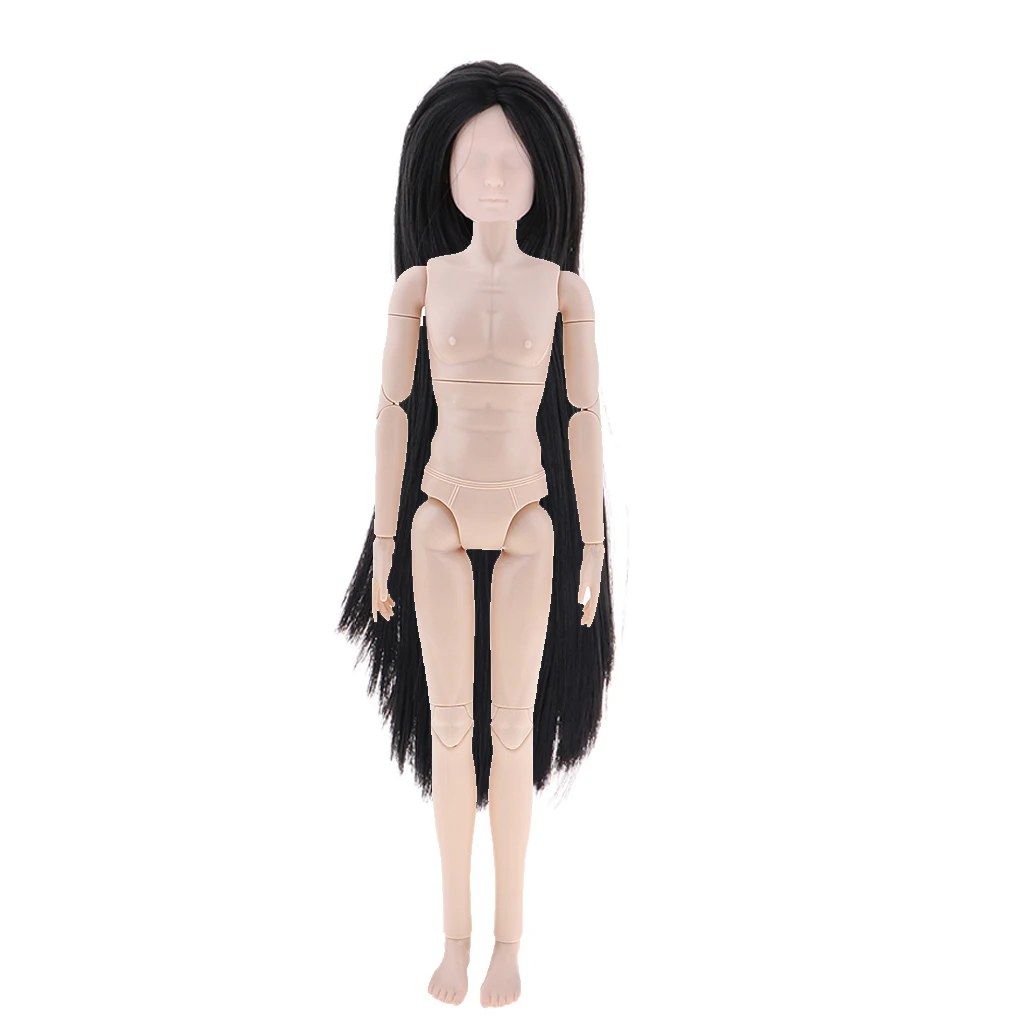 1/6 BJD Male Doll Head Sculpture with Black Hair & Body Ball-Jointed Doll Body Parts DIY Making Accessories
1/6 BJD Male Doll Head Sculpture with Black Hair & Body Ball-Jointed Doll Body Parts DIY Making Accessories