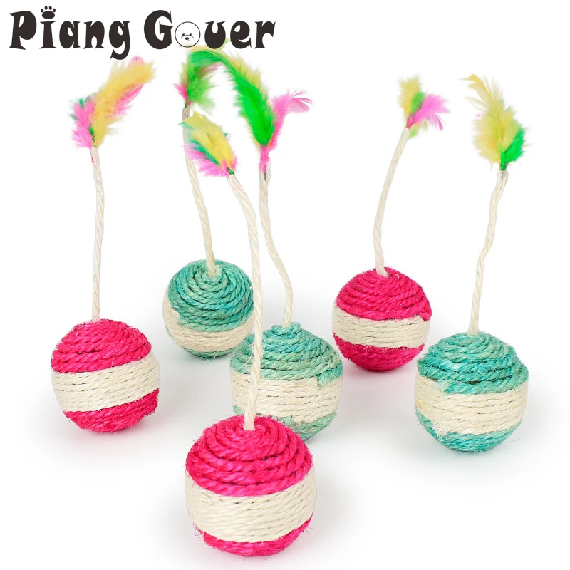 2pcs/lot Pet Toys Cat Ball Teaser Toys Colorful Feathers beads Train Cats Catcher For Kitten
2pcs/lot Pet Toys Cat Ball Teaser Toys Colorful Feathers beads Train Cats Catcher For Kitten