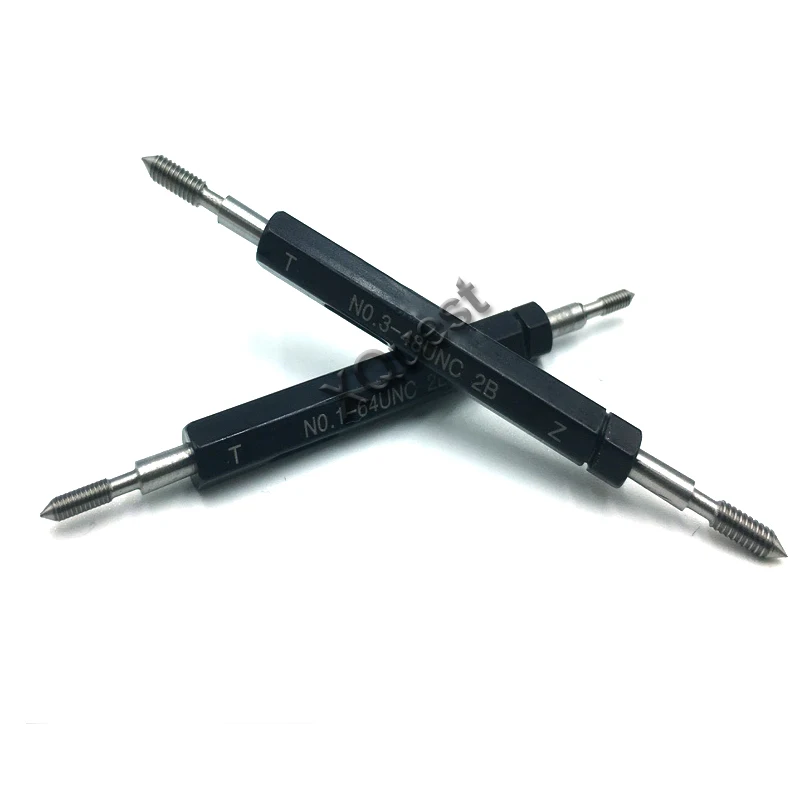 Unified Coarse thread plug gauge UNC 1-64 2-56 3-48 4-40 5-40 6-32 8-32 10-24 12-24 Unified Fine Trhead gage UNF 1/4 5/16 3/8-24
Unified Coarse thread plug gauge UNC 1-64 2-56 3-48 4-40 5-40 6-32 8-32 10-24 12-24 Unified Fine Trhead gage UNF 1/4 5/16 3/8-24