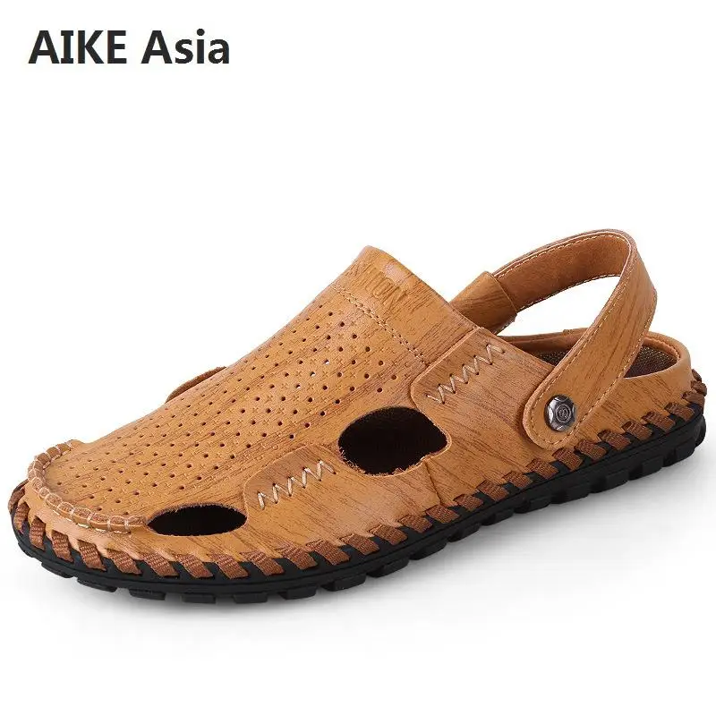 Hot 2018 High Quality Outdoor Fashion Genuine Leather Sandals Men Sandals Men Summer Slippers Breathable Sandalias Hombre
Hot 2018 High Quality Outdoor Fashion Genuine Leather Sandals Men Sandals Men Summer Slippers Breathable Sandalias Hombre