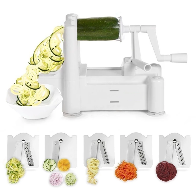 3 in 1 Spiral Sliced shredded Vegetable Fruit Salad Pasta Making Machine Manual Vegetable Cutter Slicer Kitchen Accessories
3 in 1 Spiral Sliced shredded Vegetable Fruit Salad Pasta Making Machine Manual Vegetable Cutter Slicer Kitchen Accessories