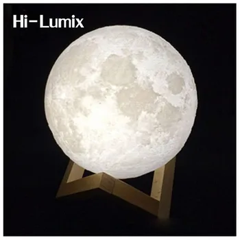 Hi-Lumix 3D Printing Moon led Light 2 Colors Change USB Charged Touch Switch Bedroom Night Light Home Decoration gift 8CM15CM
Hi-Lumix 3D Printing Moon led Light 2 Colors Change USB Charged Touch Switch Bedroom Night Light Home Decoration gift 8CM15CM