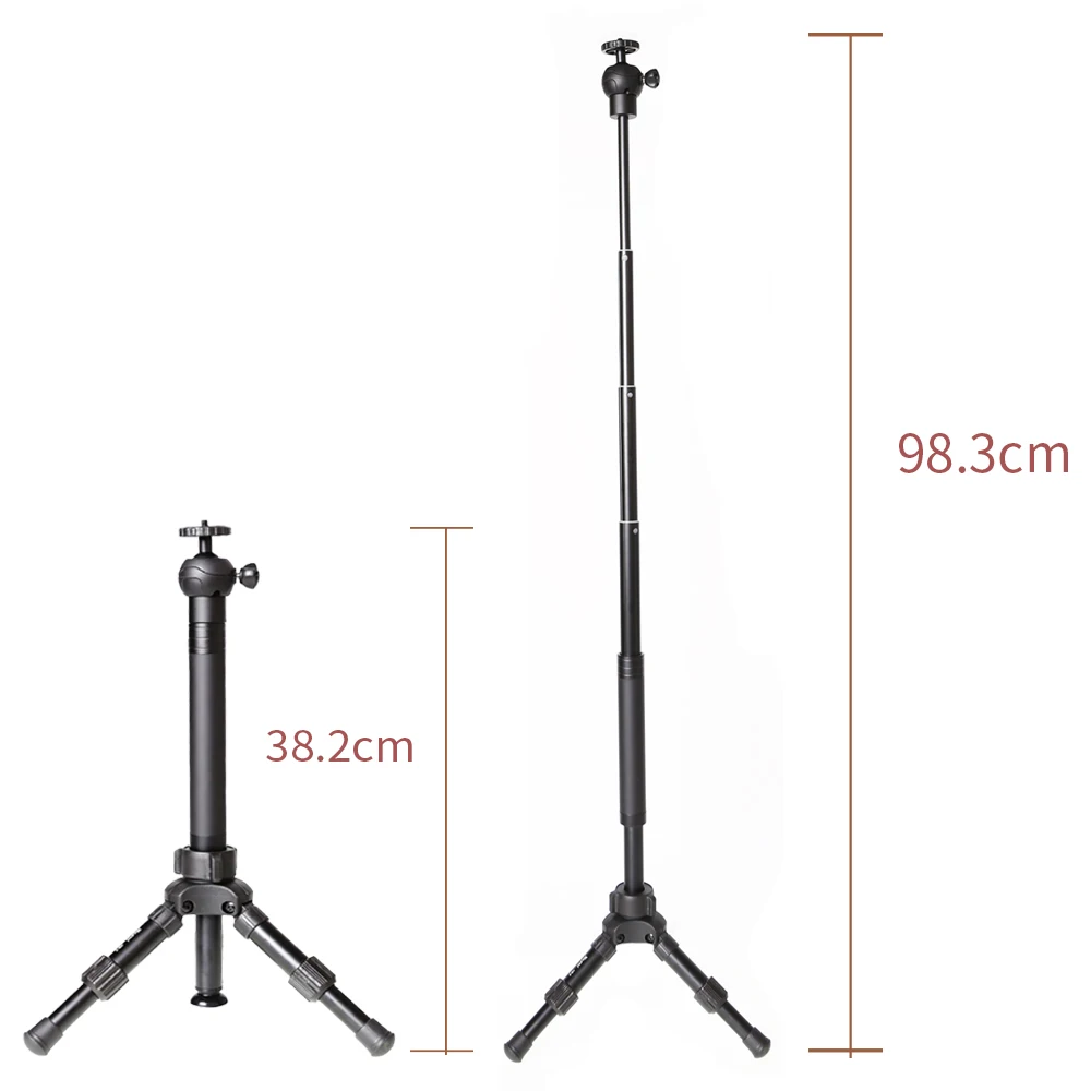 XILETU XB-2C MINI Flexible Portable LightWeight TableTop Tripod for GoPro DSLR and Smartphones
XILETU XB-2C MINI Flexible Portable LightWeight TableTop Tripod for GoPro DSLR and Smartphones