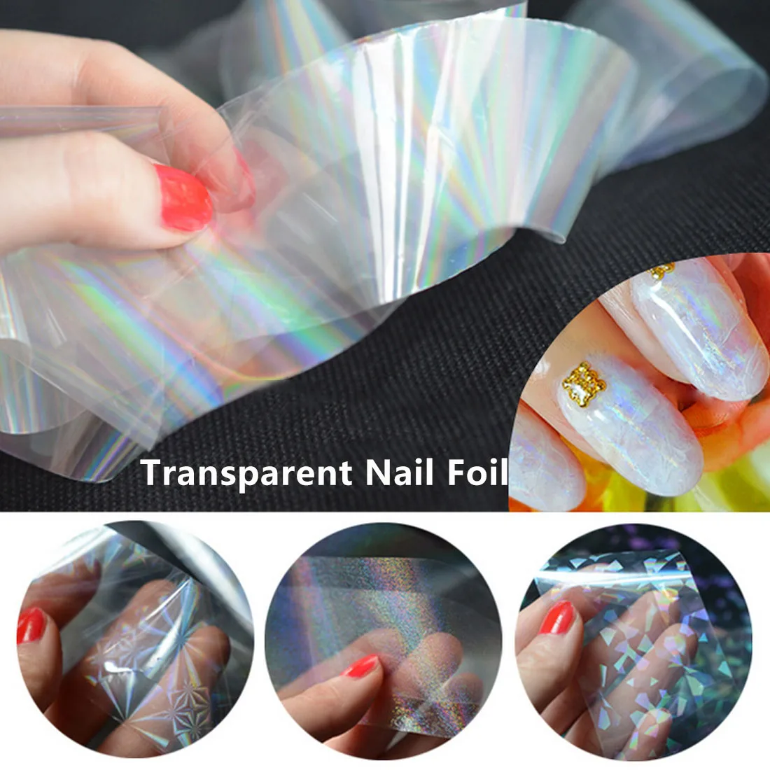 8 Patterns Laser Nail Foil Firworks Holographic Starry Stickers 4*120cm Transparent Refraction Manicure Nail Art Decors Lucency
8 Patterns Laser Nail Foil Firworks Holographic Starry Stickers 4*120cm Transparent Refraction Manicure Nail Art Decors Lucency