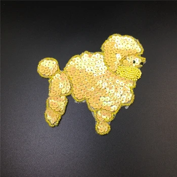 6pc Sequin Beaded Poodle Patch Large Applique Sew On Patches For Clothing Embroidered Parches Bordados Ropa Accessorie AC0843
6pc Sequin Beaded Poodle Patch Large Applique Sew On Patches For Clothing Embroidered Parches Bordados Ropa Accessorie AC0843