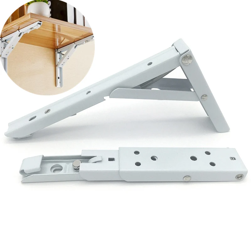 2pcs 8-12 Inch 90 degree folding Wall bracket Adjustable Table support shelf storage rack stand Hardware furniture
2pcs 8-12 Inch 90 degree folding Wall bracket Adjustable Table support shelf storage rack stand Hardware furniture
