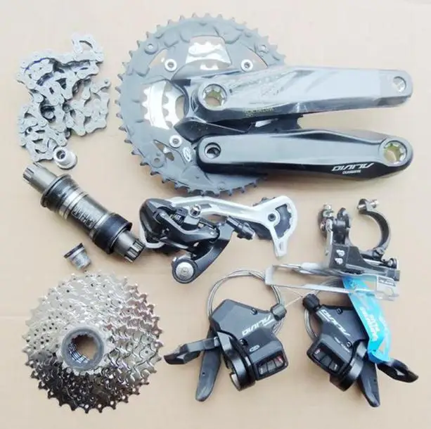 Shimano ALIVIO M430 Groupset 3*9s 27s road mountain bike MTB groupsets SET suit
Shimano ALIVIO M430 Groupset 3*9s 27s road mountain bike MTB groupsets SET suit