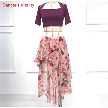 Women Belly Dance Sexy Halter Modal Top Chiffon Long Skirt 2pcs Oriental Dance Suit Competition Set M L XL
Women Belly Dance Sexy Halter Modal Top Chiffon Long Skirt 2pcs Oriental Dance Suit Competition Set M L XL