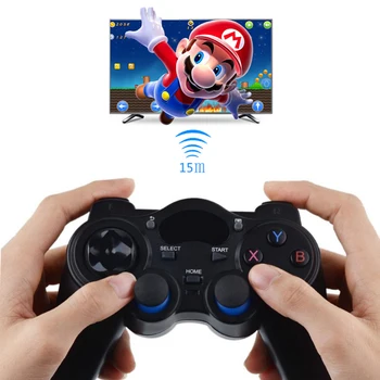 Multifunction RF 2.4G Wireless Gamepad Joystick for Android TV Box Tablet PC Console Game Controller Computer Game Controller
Multifunction RF 2.4G Wireless Gamepad Joystick for Android TV Box Tablet PC Console Game Controller Computer Game Controller