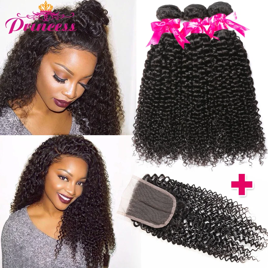 Kinky Curly Hair 3 Bundles With Closure Double Weft Remy Human Hair Bundles With Closure Beautiful Princess Brazilian Hair Weave
Kinky Curly Hair 3 Bundles With Closure Double Weft Remy Human Hair Bundles With Closure Beautiful Princess Brazilian Hair Weave