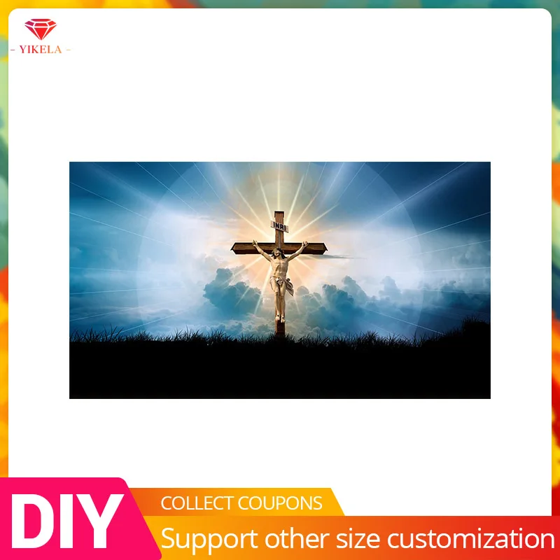 YIKELA 5d Diy Diamond Painting Jesus Christ Diamond Embroidery Cross Stitch Sticker Painting Rhinestones Mosaic
YIKELA 5d Diy Diamond Painting Jesus Christ Diamond Embroidery Cross Stitch Sticker Painting Rhinestones Mosaic