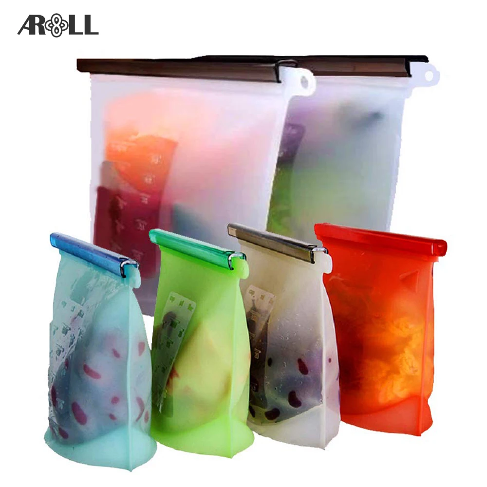 Reusable Silicone Bags Storage Sealing Food Storage Bags for Food Silicone Food Storage Bags Fresh for Kitchen Organization
Reusable Silicone Bags Storage Sealing Food Storage Bags for Food Silicone Food Storage Bags Fresh for Kitchen Organization