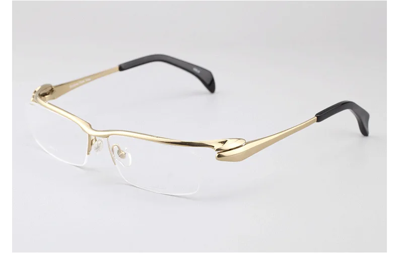 Man Pure Titanium Eyeglasses Frame Men Myopia Semi Rimless Glasses Male Classic Optical Top Quality Eyewear Business Gentleman
Man Pure Titanium Eyeglasses Frame Men Myopia Semi Rimless Glasses Male Classic Optical Top Quality Eyewear Business Gentleman