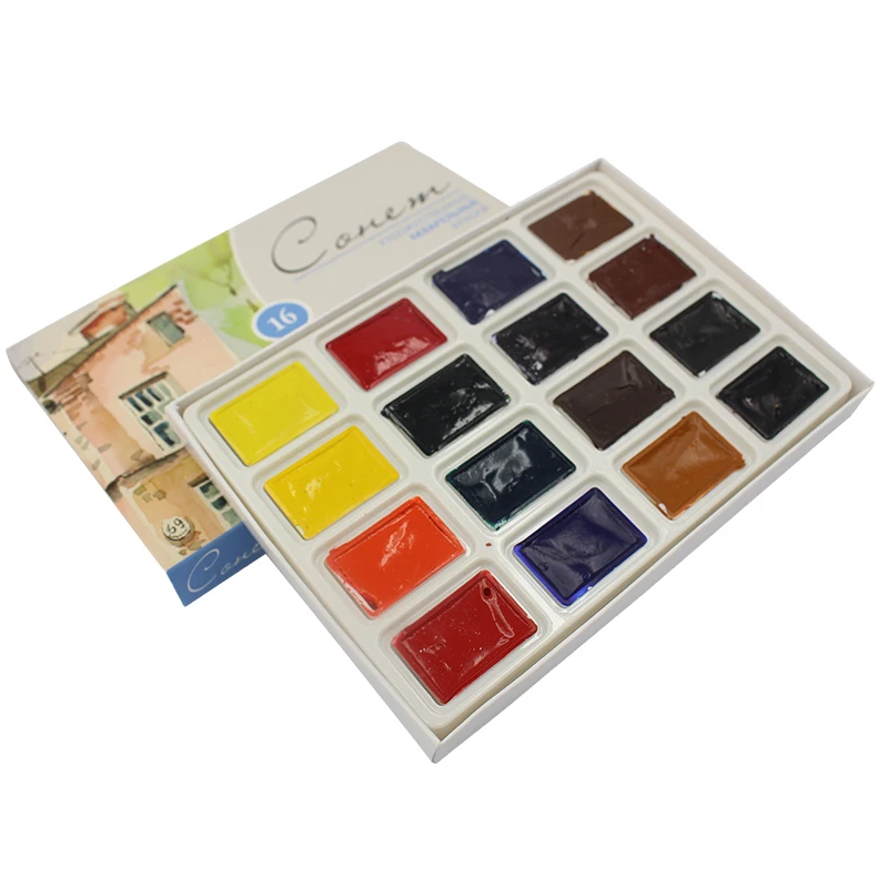 Freeshipping Russia White Nights students level high concentration solid watercolor pigment 24 color carton package
Freeshipping Russia White Nights students level high concentration solid watercolor pigment 24 color carton package