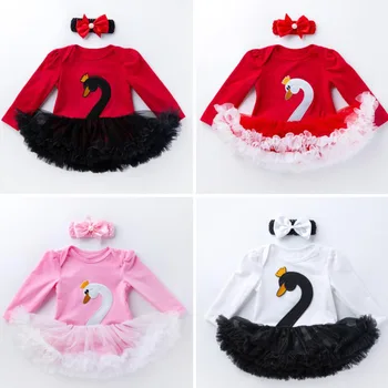 2PCs per Set Red Black White Swan Baby Girls Tutu Dress Long Sleeves Cartoon Infant Girl Outfit Bow Bead Headband 0-24Motnths
2PCs per Set Red Black White Swan Baby Girls Tutu Dress Long Sleeves Cartoon Infant Girl Outfit Bow Bead Headband 0-24Motnths