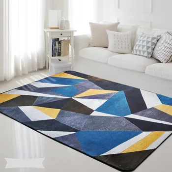 Blue Gray Yellow Black Geometric Rectangle Carpet Nordic Bedroom Rug Living Room Kids Baby Room Mat Outdoor Play Non-Slip Carpet
Blue Gray Yellow Black Geometric Rectangle Carpet Nordic Bedroom Rug Living Room Kids Baby Room Mat Outdoor Play Non-Slip Carpet