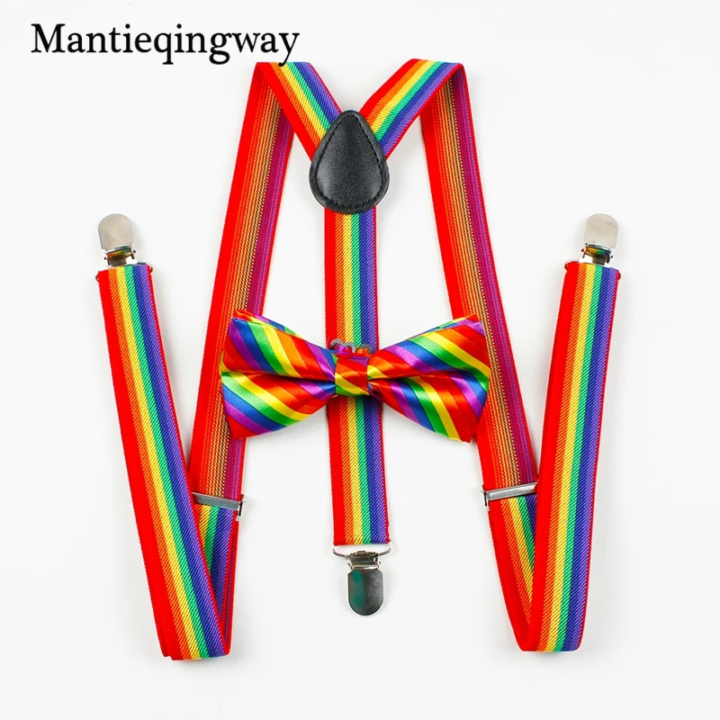 Mantieqingway Black And White Plaid Classic Belt Set For Men Rainbow Adjustable Unisex Shirt Suspenders Set Bowtie Braces Gifts
Mantieqingway Black And White Plaid Classic Belt Set For Men Rainbow Adjustable Unisex Shirt Suspenders Set Bowtie Braces Gifts