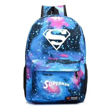 2019 New Cartoon Superman Boy Girl School bag Women Bagpack Teenagers Schoolbags Canvas Men Student Backpack Packsack
2019 New Cartoon Superman Boy Girl School bag Women Bagpack Teenagers Schoolbags Canvas Men Student Backpack Packsack