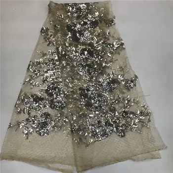 African Lace Fabric 2019 High Quality Lace French Sequins Net Cord tulle Fabric Nigerian Sequins Lace For Wedding Dress
African Lace Fabric 2019 High Quality Lace French Sequins Net Cord tulle Fabric Nigerian Sequins Lace For Wedding Dress