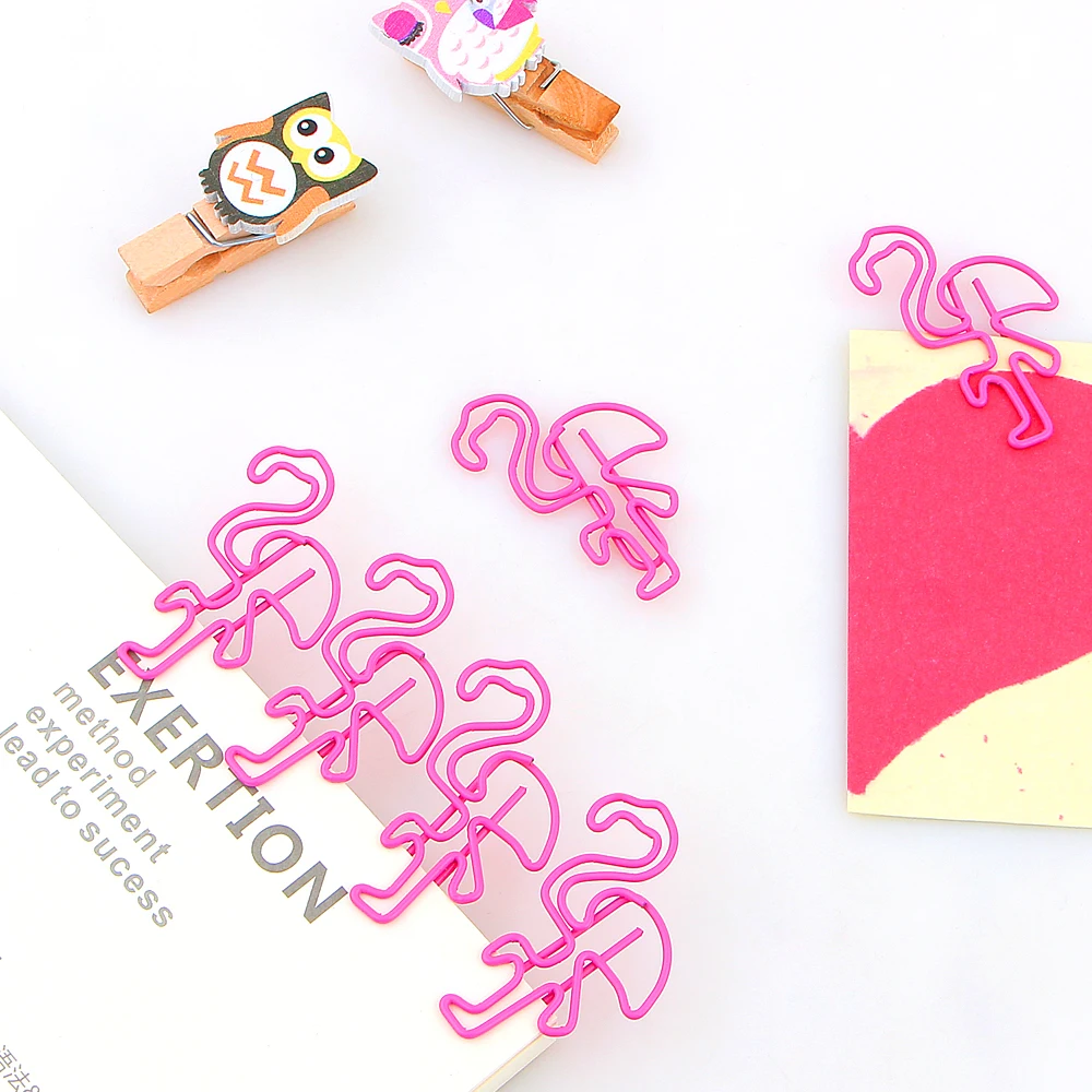 10/lot Beautiful Pink Flamingo Bookmark Planner Paper Clip Metal Material Bookmarks for Book Stationery School Office Supplies
10/lot Beautiful Pink Flamingo Bookmark Planner Paper Clip Metal Material Bookmarks for Book Stationery School Office Supplies