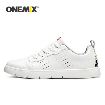 ONEMIX Men Casual Sneakers Unisex Skateboard Shoes 2019 New College Style Leather Breathable White Flat Jogging zapatillas mujer
ONEMIX Men Casual Sneakers Unisex Skateboard Shoes 2019 New College Style Leather Breathable White Flat Jogging zapatillas mujer