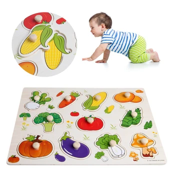 1Pc Baby Children Vegetable Wooden Attractive Early Learning Hand Puzzle Plate Toys Baby Gift
1Pc Baby Children Vegetable Wooden Attractive Early Learning Hand Puzzle Plate Toys Baby Gift