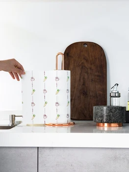 Rose gold Kitchen Paper Rack Toilet Paper Stand Roller Dining Table Vertical Roll Holder Nordic Style Iron Paper Towel Holder
Rose gold Kitchen Paper Rack Toilet Paper Stand Roller Dining Table Vertical Roll Holder Nordic Style Iron Paper Towel Holder