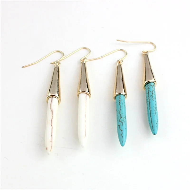 Vintage Needle Pin Green White Marble Natural Stone Drop Earrings Gold Color Brincos Pendientes Jewelry For Women
Vintage Needle Pin Green White Marble Natural Stone Drop Earrings Gold Color Brincos Pendientes Jewelry For Women