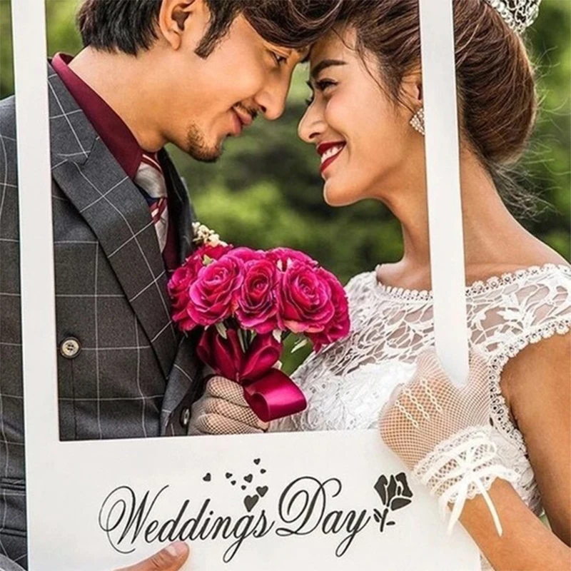 Anpro Portable Fold Wedding Favors DIY Anniversary Photo Frame Photo Props Photo Booth Party Decoration
Anpro Portable Fold Wedding Favors DIY Anniversary Photo Frame Photo Props Photo Booth Party Decoration