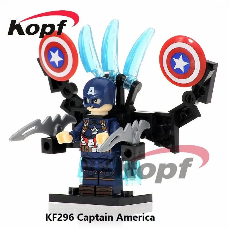 KF296 Super Heroes Captain America (Age of Ultron Version) Bricks Building Blocks Action Figures Education Children Gift Toys
KF296 Super Heroes Captain America (Age of Ultron Version) Bricks Building Blocks Action Figures Education Children Gift Toys