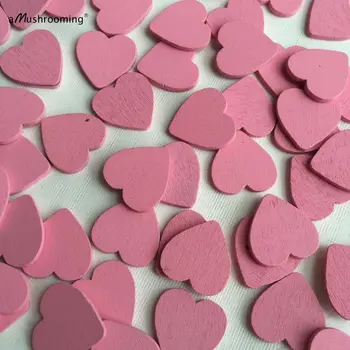 Mini Heart 50pcs Unfinished Wooden Wood Heart Shape Pieces Color Pink Craft Supplies Findings 
Mini Heart 50pcs Unfinished Wooden Wood Heart Shape Pieces Color Pink Craft Supplies Findings