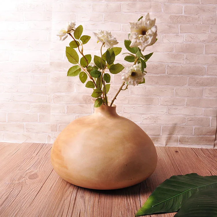 Thailand style Thai creative home crafts authentic simple retro vase hotel decoration solid wood Home pastoral
Thailand style Thai creative home crafts authentic simple retro vase hotel decoration solid wood Home pastoral