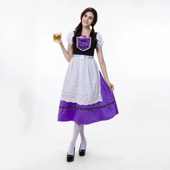 VASHEJIANG Most Popular Women's Oktoberfest Costume Fancy Dress German Bavarian Maid Costume Uniform Carnival Beer Girl Uniform
VASHEJIANG Most Popular Women's Oktoberfest Costume Fancy Dress German Bavarian Maid Costume Uniform Carnival Beer Girl Uniform