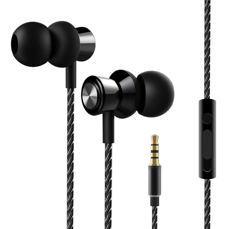Icoque Wired Earphone Hifi Bass Stereo Headphones In-ear with Mic for Samsung Xiaomi iPhone Sony MP3 Computer PC 3.5mm Earphones (12)