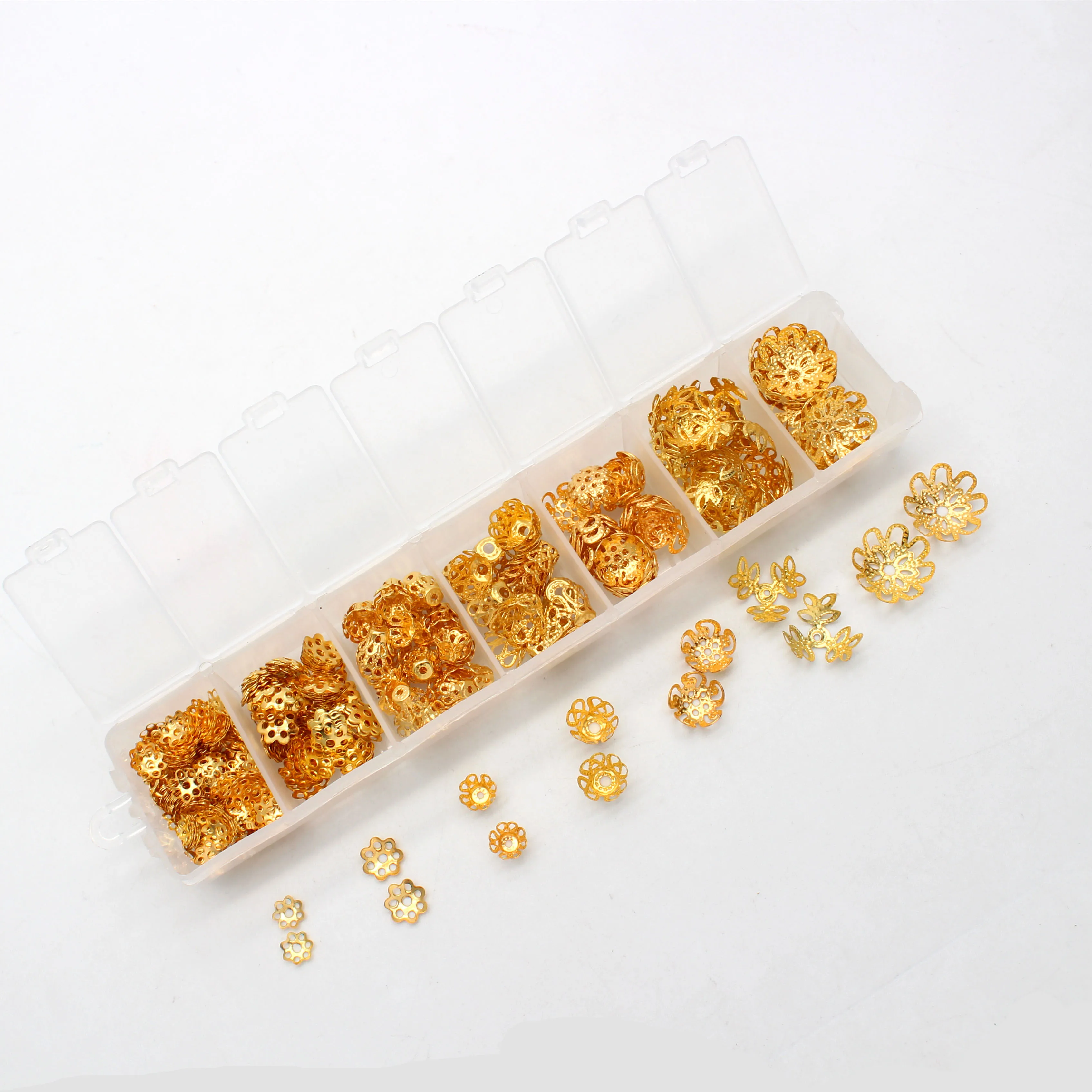 Silver/Gold Plated Filligree Flower Cup Shape Bead Caps for Jewelry Making End Caps 4 6 6 9 10 12 15mm HK072
Silver/Gold Plated Filligree Flower Cup Shape Bead Caps for Jewelry Making End Caps 4 6 6 9 10 12 15mm HK072