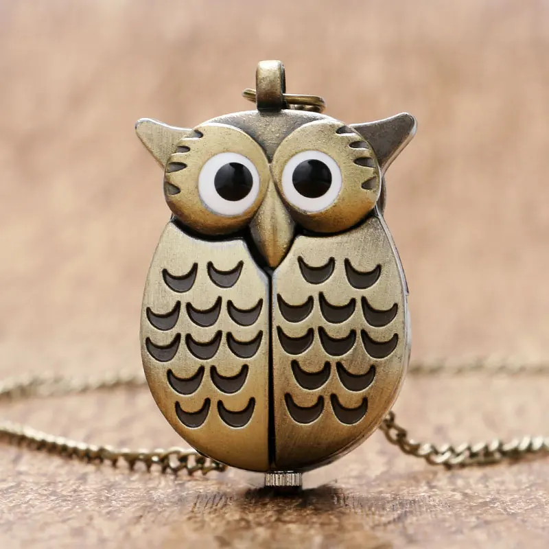 Cute Open Wings Night Owl Shaped Quartz Pocket Watch Men Women Fob Pendant Gift Necklace Free Shipping
Cute Open Wings Night Owl Shaped Quartz Pocket Watch Men Women Fob Pendant Gift Necklace Free Shipping
