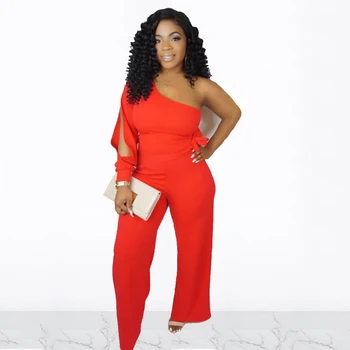 Women Casual One Shoulder Long Sleeve Rompers Hollow Sexy Night Club Jumpsuit Solid Elegant Front Tie Decor Bodycon Bodysuit
Women Casual One Shoulder Long Sleeve Rompers Hollow Sexy Night Club Jumpsuit Solid Elegant Front Tie Decor Bodycon Bodysuit