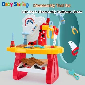 Baby Shining Baby Toys Play House Children's Toolbox Toy Set Screwdriver Simulation Maintenance Table Early Education Toys Gift
Baby Shining Baby Toys Play House Children's Toolbox Toy Set Screwdriver Simulation Maintenance Table Early Education Toys Gift