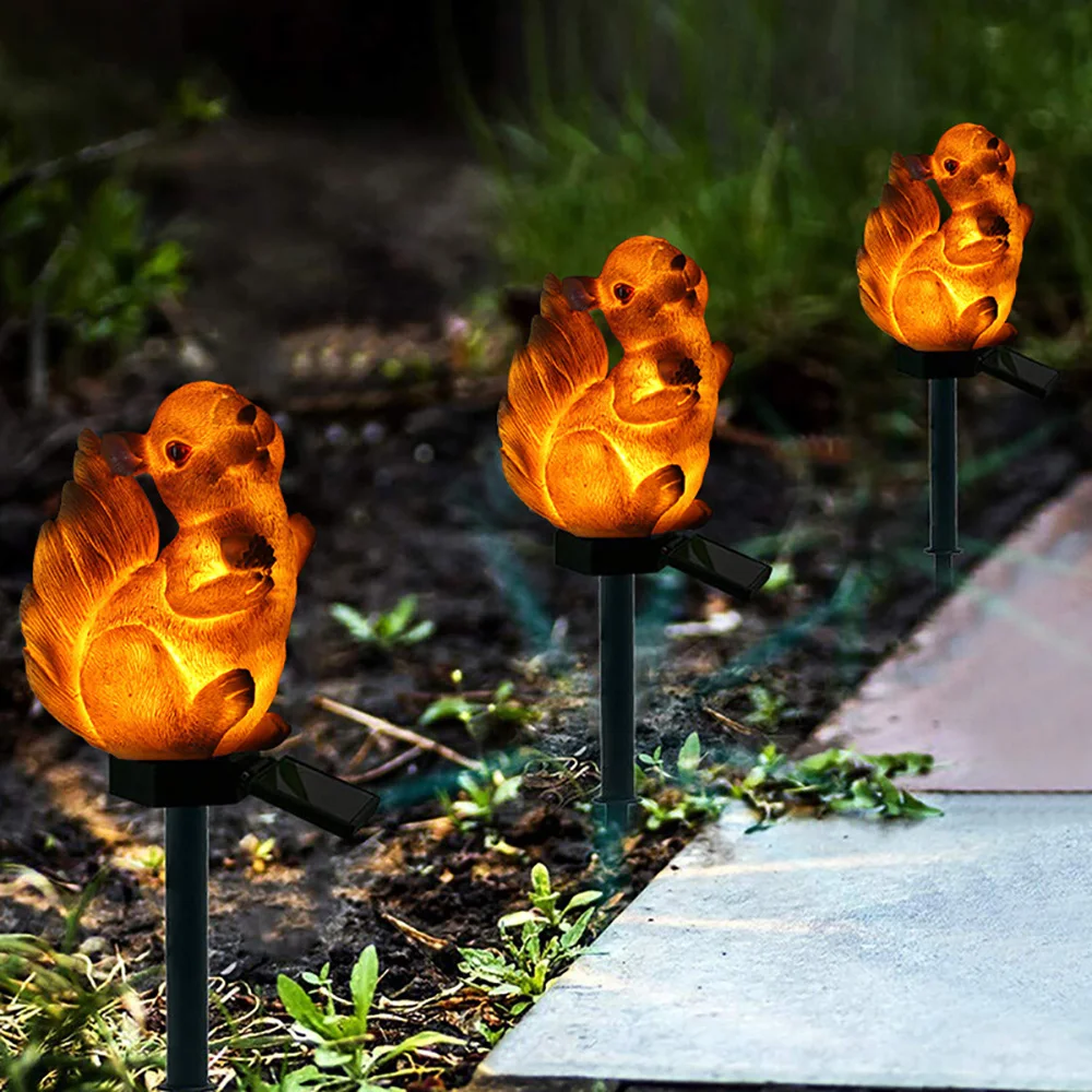 Solar Powered Squirrel Lawn Lamp Light Decorative Animal Garden Light Waterproof Landscape Light For Outdoor Yard Patio Path
Solar Powered Squirrel Lawn Lamp Light Decorative Animal Garden Light Waterproof Landscape Light For Outdoor Yard Patio Path
