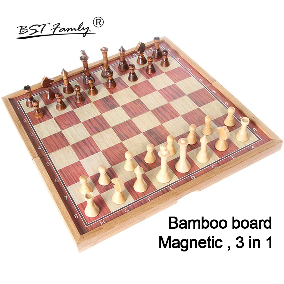 BSTFAMLY Magnetic Wooden Chess Set International Chess Game Wooden Chess Pieces Folding Wooden Chessboard with Chessman I14
BSTFAMLY Magnetic Wooden Chess Set International Chess Game Wooden Chess Pieces Folding Wooden Chessboard with Chessman I14