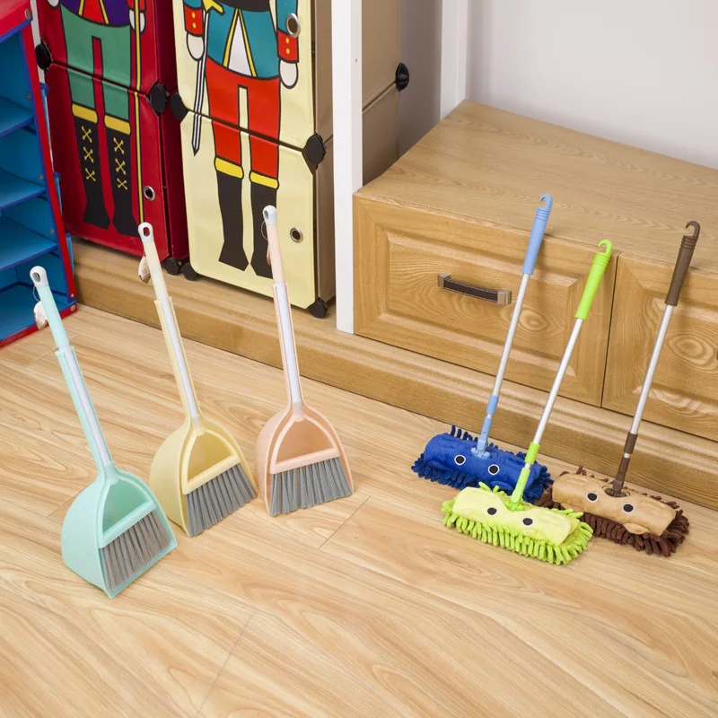 Creative Mini Brooms Dustpans Sets Convenient Children Helper Dustpan Mops Combination Home Household Cleaning Sweeping Toys
Creative Mini Brooms Dustpans Sets Convenient Children Helper Dustpan Mops Combination Home Household Cleaning Sweeping Toys