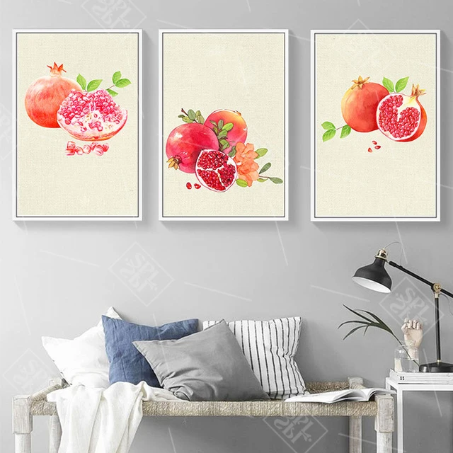 Fresh Red Pomegranate 3 Pieces Abstract Minimalist Poster And Print Art Canvas Painting Bedroom Decoration Wall Picture No Frame
Fresh Red Pomegranate 3 Pieces Abstract Minimalist Poster And Print Art Canvas Painting Bedroom Decoration Wall Picture No Frame