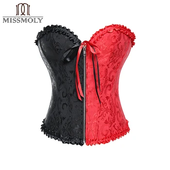 Sexy Steampunk Corset Gothic Bustier Boned Overbust Lingerie Dress 6XL Plus Size Slimming Top Waist Cincher Modeling Clothes
Sexy Steampunk Corset Gothic Bustier Boned Overbust Lingerie Dress 6XL Plus Size Slimming Top Waist Cincher Modeling Clothes