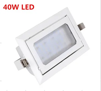 2pcs/lot 40W SMD Rotary down light Matte LED Rectangular SMD Angle adjustable Flood lamp Bath room Indoor Home lamp+LED Driver
2pcs/lot 40W SMD Rotary down light Matte LED Rectangular SMD Angle adjustable Flood lamp Bath room Indoor Home lamp+LED Driver