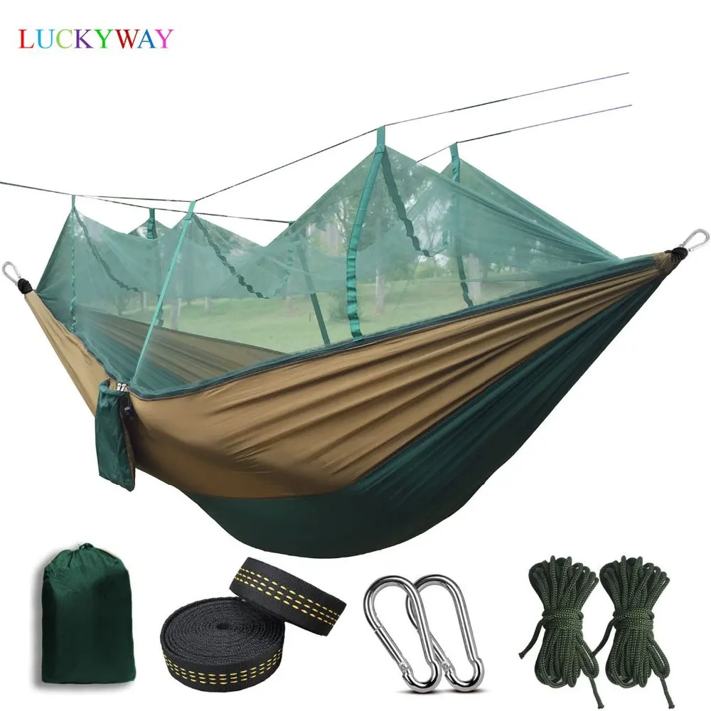 Dropshipping Portable Hammock High Strength Parachute Fabric Hanging Bed With Mosquito Net For Outdoor Camping Travel
Dropshipping Portable Hammock High Strength Parachute Fabric Hanging Bed With Mosquito Net For Outdoor Camping Travel