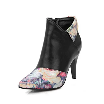 Women Ankle Boots High Heels Lace Pu Platform Short Booties Printing high-heeled Boots Large Size Women Shoes Botas Mujer Z116
Women Ankle Boots High Heels Lace Pu Platform Short Booties Printing high-heeled Boots Large Size Women Shoes Botas Mujer Z116
