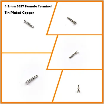 4.2mm Connector Housing 5557 Female High Crimp Pin Terminal Tin Plated Copper
4.2mm Connector Housing 5557 Female High Crimp Pin Terminal Tin Plated Copper
